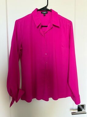 Express Hot Pink Portofino Shirt